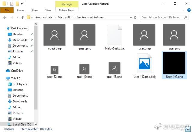 如何删除Windows 10登录界面上的默认头像图片图片1